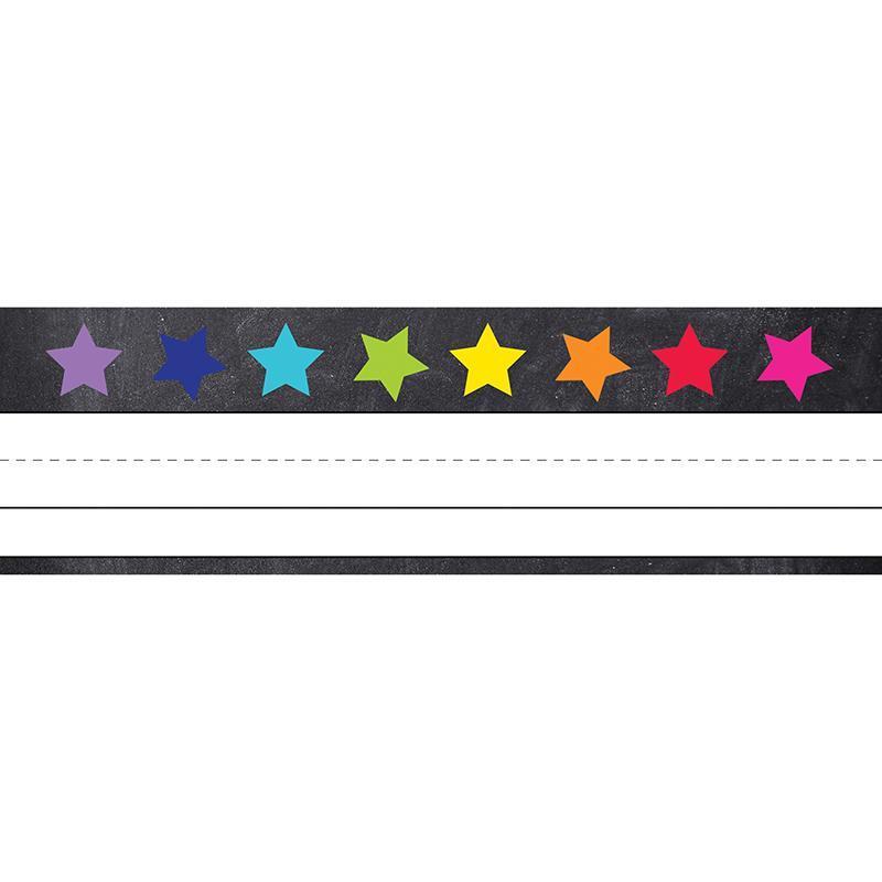 STARS NAMEPLATES SCHOOL GIRL STYLE-Learning Materials-JadeMoghul Inc.