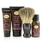 Starter Kit - Sandalwood: Pre Shave Oil + Shaving Cream + After Shave Balm + Brush + Bag - 4pcs + 1Bag-Men's Skin-JadeMoghul Inc.