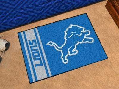 Starter Mat Area Rugs NFL Detroit Lions Uniform Starter Rug 19"x30" FANMATS