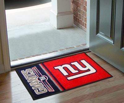 Starter Mat Indoor Outdoor Rugs NFL New York Giants Uniform Starter Rug 19"x30" FANMATS