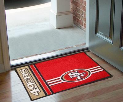 Starter Mat Outdoor Mat NFL San Francisco 49ers Uniform Starter Rug 19"x30" FANMATS