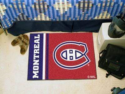 Starter Mat Outdoor Mat NHL Montreal Canadiens Uniform Starter Rug 19"x30" FANMATS