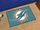 Starter Mat Outdoor Rug NFL Miami Dolphins Starter Rug 19"x30" FANMATS