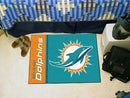 Starter Mat Outdoor Rug NFL Miami Dolphins Uniform Starter Rug 19"x30" FANMATS