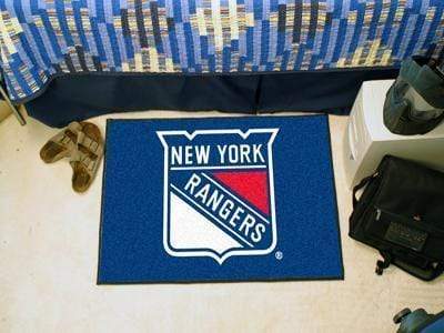 Starter Mat Outdoor Rug NHL New York Rangers Starter Mat FANMATS