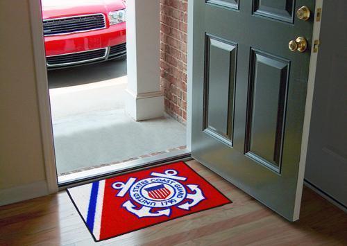 Outdoor Rug U.S. Armed Forces Sports  Coast Guard Starter Rug 19"x30"