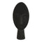 Statues Garden Statues For Sale - 5.91" X 6.89" X 13.19" Black Resin 4 Limestone Velvet Mask/Face Statue HomeRoots