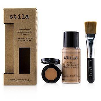 Stay All Day Foundation, Concealer & Brush Kit - # 4 Beige - 2pcs-Make Up-JadeMoghul Inc.