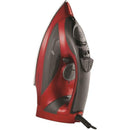 Steam Iron with Auto Shutoff & Retractable Cord (Red)-Irons/Garment Steamers-JadeMoghul Inc.