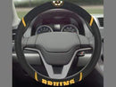 Steering Wheel Cover Custom Door Mats NHL Boston Bruins Steering Wheel Cover 15"x15" FANMATS