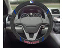 Steering Wheel Cover Custom Floor Mats NHL New York Rangers Steering Wheel Cover 15"x15" FANMATS