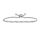 Sterling Silver G&D Sterling Silver Women's Round Diamond Infinity Bolo Bracelet 1-12 Cttw - FREE Shipping (US/CAN) JadeMoghul