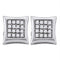 Sterling Silver G&D Sterling Silver Women's Round Diamond Square Kite Cluster Screwback Earrings 1-6 Cttw - FREE Shipping (USA/CAN) JadeMoghul