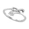 Sterling Silver G&D Sterling Silver Womens Round Diamond Band Ring 1/10 Cttw JadeMoghul Inc. 