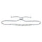 Sterling Silver G&D Sterling Silver Womens Round Diamond X and O Bolo Bracelet 1.00 Cttw JadeMoghul Inc. 