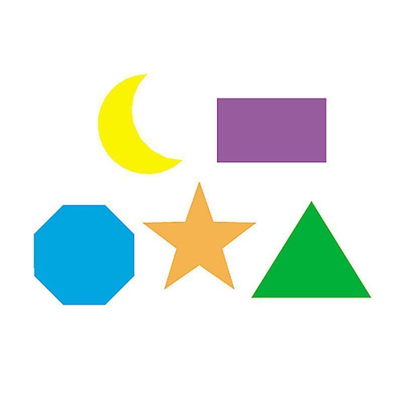 STICKER BASIC SHAPES SUPERSHAPES-Learning Materials-JadeMoghul Inc.