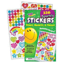 STICKER PAD SPARKLY STARS HEARTS &-Learning Materials-JadeMoghul Inc.