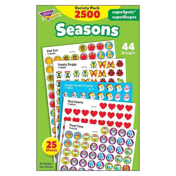 STICKERS SEASONS COLOSSAL VARIETY-Learning Materials-JadeMoghul Inc.