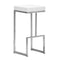 Stools Bar Stools - 14" X 14" X 30" 2 Pcs White Leatherette Barstool HomeRoots