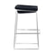 Stools Bar Stools - 15.7" X 18" X 29.9" 2 Pcs Dark Gray Polyblend Barstool HomeRoots