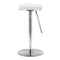 Stools Bar Stools - 15" X 14" X 31" White Leatherette Barstool HomeRoots