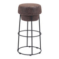 Stools Bar Stools - 16.5" X 16.5" X 29.5" Leatherette Pop Barstool HomeRoots