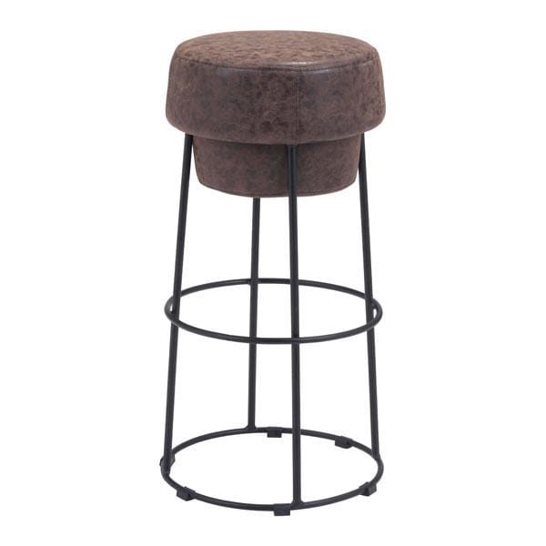 Stools Bar Stools - 16.5" X 16.5" X 29.5" Leatherette Pop Barstool HomeRoots