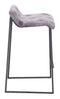Stools Bar Stools - 17.9" x 20.5" x 33.9" White, Leatherette, Steel, Barstool Vintage - Set of 2 HomeRoots