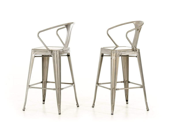 Stools Bar Stools - 33" Steel Bar Stool HomeRoots