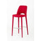 Stools Bar Stools - 41" Red Fabric and Metal Bar Stool HomeRoots