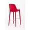 Stools Bar Stools - 41" Red Fabric and Metal Bar Stool HomeRoots