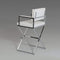 Stools Bar Stools - 43" White Leatherette and Steel Bar Stool HomeRoots