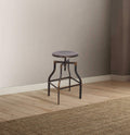 Stools Bar Stools For Sale - 14" X 14" X 24" Antiqued Copper Metal Adjustable Stool (1Pc) HomeRoots