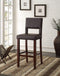 Stools Bar Stools For Sale - 19" X 20" X 45" Black And Espresso Attractive Bar Chair HomeRoots