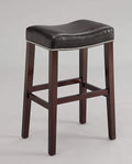 Stools Bar Stools For Sale - 20" X 15" X 30" 2pc Black And Espresso Bar Stool HomeRoots