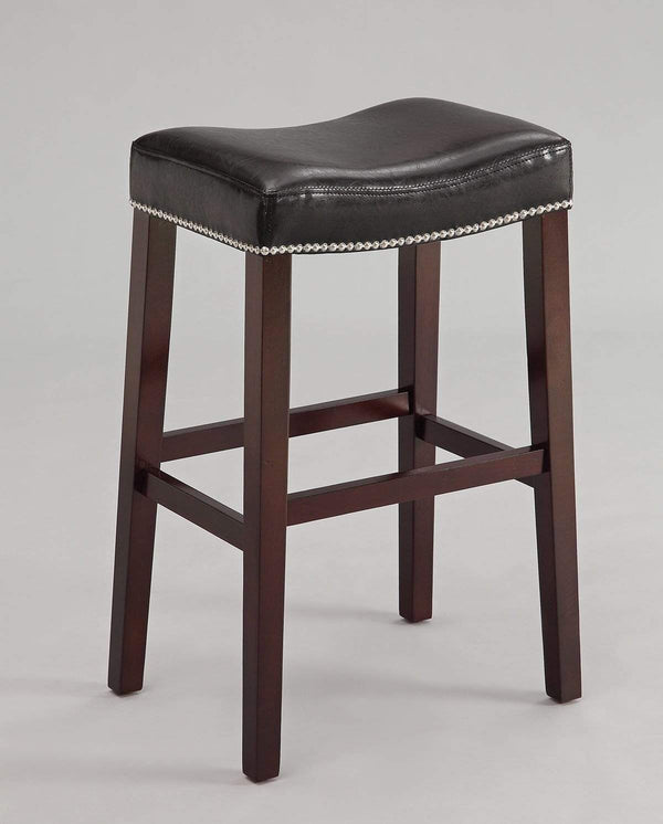 Stools Bar Stools For Sale - 20" X 15" X 30" 2pc Black And Espresso Bar Stool HomeRoots