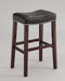 Stools Bar Stools For Sale - 20" X 15" X 30" 2pc Black And Espresso Bar Stool HomeRoots