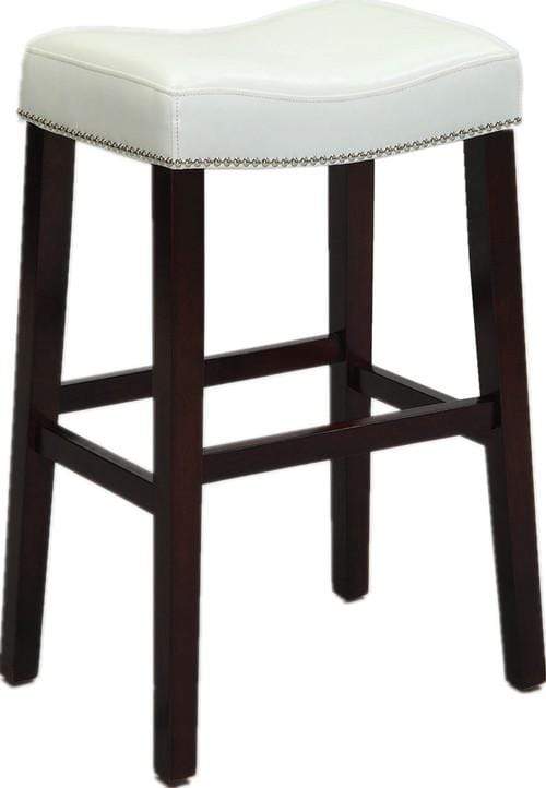 Stools Bar Stools For Sale - 20" X 15" X 30" 2pc White And Espresso Bar Stool HomeRoots