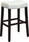 Stools Bar Stools For Sale - 20" X 15" X 30" 2pc White And Espresso Bar Stool HomeRoots