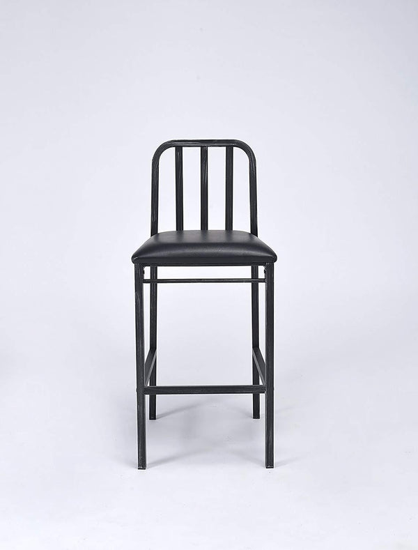 Stools Bar Stools For Sale - 20" X 19" X 41" 2pc Black And Antique Black Bar Chair HomeRoots