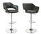 Stools Bar Stools For Sale - 21" x 22'.5" x 36" Charcoal, Foam, Metal, Leather-Look - Barstool HomeRoots