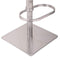 Stools Bar Stools - Modern Armless Low Wooden Back Swivel Adjustable Stainless Steel Barstool HomeRoots