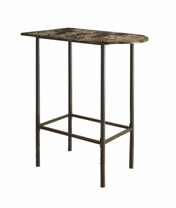 Stools Counter Height Bar Stools - 23'.75" x 35'.5" x 41" Cappuccino, Mdf, Metal - Home Bar HomeRoots