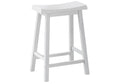 Stools Counter Height Bar Stools - 27'.5" x 35" x 48" White, Solid Wood, Mdf - Barstool HomeRoots