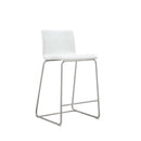 Stools Counter Stools - 19" X 20" X 36" White Stainless Steel Counter Stool HomeRoots
