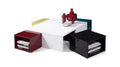 Stools Vanity Stool - 12" White Coffee Table with Colored Stools HomeRoots