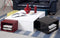 Stools Vanity Stool - 12" White Coffee Table with Colored Stools HomeRoots