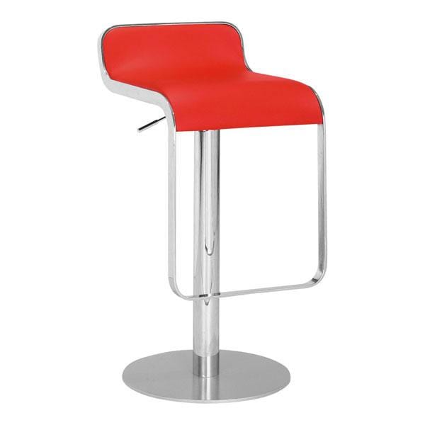 Stools Vanity Stool - 15" X 14.5" X 35" Black Leatherette Stool HomeRoots