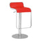 Stools Vanity Stool - 15" X 14.5" X 35" Black Leatherette Stool HomeRoots