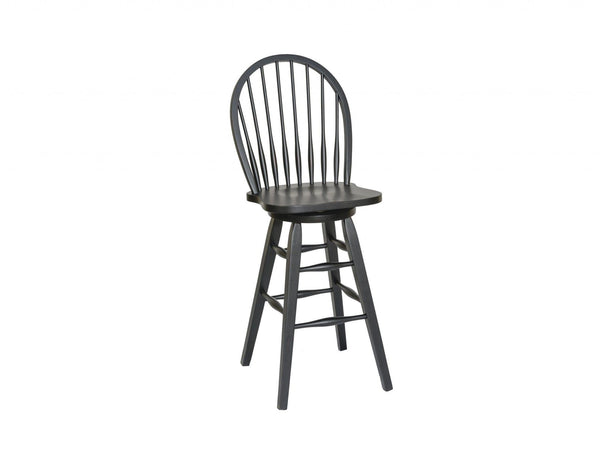 Stools Wooden Bar Stools - 19" X 20.125" X 48.375" Black Hardwood Barstool HomeRoots